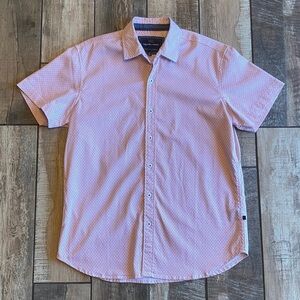 Nickel and Iron Men's martini glass  Short Sleeve button down Shirt 🆕